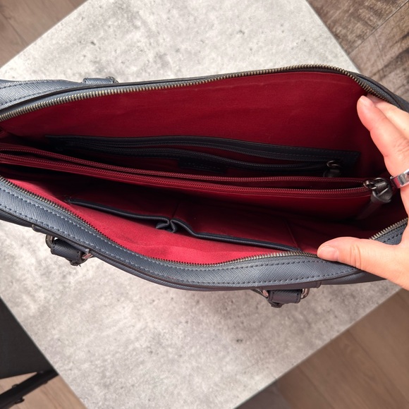 Ted Baker Navy Blue Men's Briefcase - Picture 3 of 12